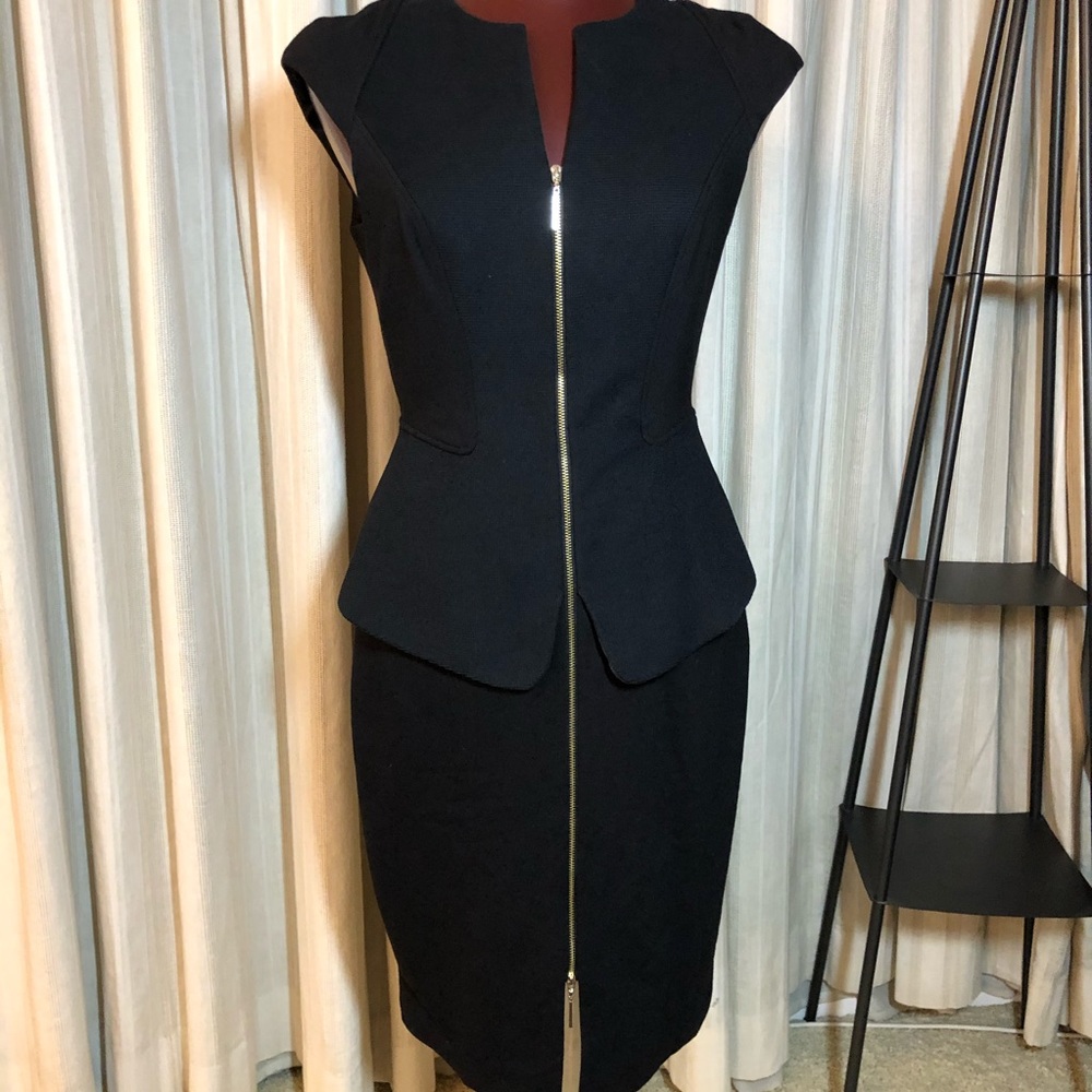Ted Baker Black Midi Dress - Picture 3 of 10